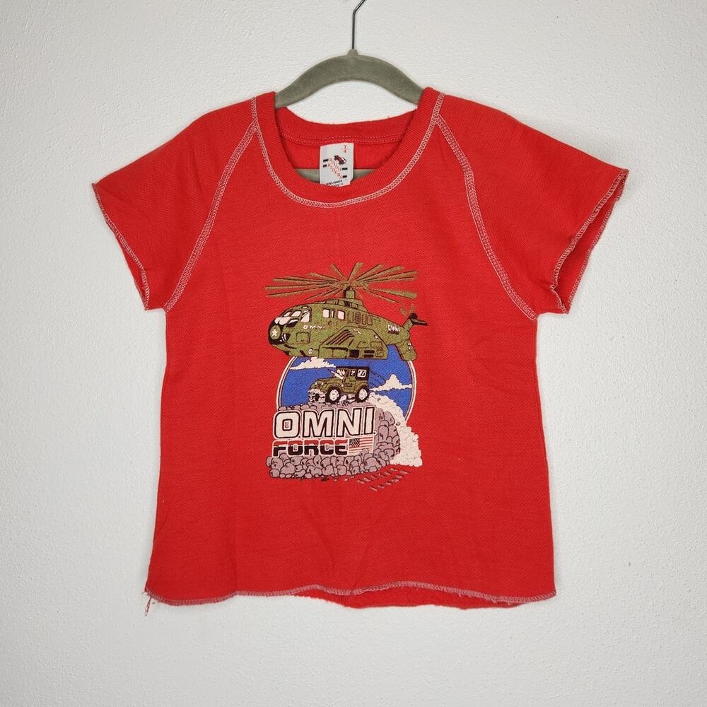 Vintage Youth Kids Omni Force Military Army Western 70s 80s Rough Riders T/4
